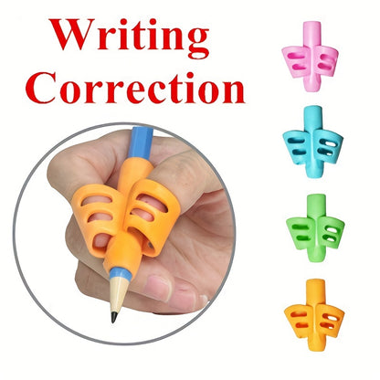 1/2 Pcs Two Finger Grip Silicone Baby Learn Writing Tool Writing Pen Writing Correction Device Children Study Supplies Gift For Children