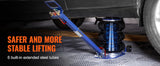 SucceBuy Air Jack 3 Ton Triple Bag Air Jack w/ Six Steel Pipes Pneumatic Jack w/ Adjustable Long Handles for Car Garage Repair