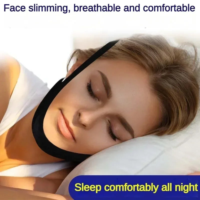 Anti Snoring Stop Snoring Chin Strap Belt Anti Apnea Jaw Solution Support Woman Man Health Sleeping Personal Health Care Tools 