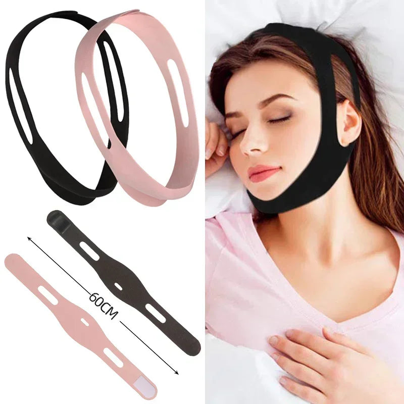 Anti Snoring Stop Snoring Chin Strap Belt Anti Apnea Jaw Solution Support Woman Man Health Sleeping Personal Health Care Tools 