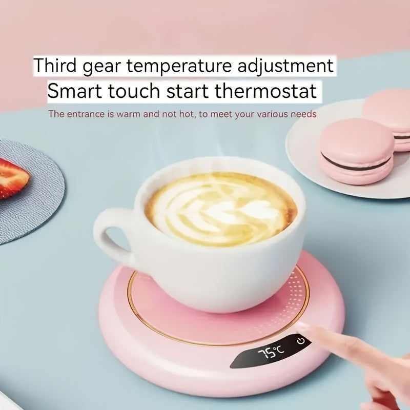 USB-Powered Electric Coffee Mug Warmer - Rapid Heating, Multi-Functional Thermal Coaster for Hot Beverages, Ideal for Home & Office Use, Coffee Warmer for Desk, Temperature, Water Bottle, Milk, Hot Chocolate