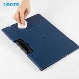 1/4/6pcs TIANSE Clipboard Folder, A4 Size File Folder Clipboards Single Clip, 100 Sheet Capacity, Waterproof Material, Portable File Storage for Nurses, Office, School, Home, Meeting