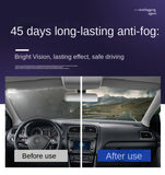 Long-Lasting Anti-Fog Spray For Car Glass And Helmets, Easy Windshield And Interior Window Defogger, Clear Visibility Anti-Fogging Spray For Mirrors, Glasses, And Reflective Surfaces