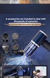 2-in-1 Wireless Car Vacuum Cleaner: 4000mAh Battery, 35dB Noise Level, 0-200W Power, ≥0.4L Dust Cup Capacity