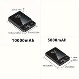 5000/10000 mAh Real Capacity, No Fake Label, Digital Display, Magnetic Suction, Fast Charging Power Bank, 15W Magnetic Suction/22.5W Fast Charging