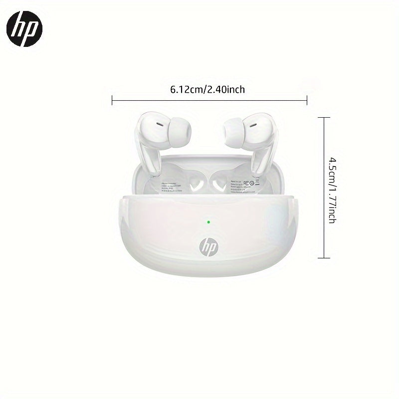 HP True Wireless Headphones ENC Noise Canceling Earbuds - Comfortable For IPhone/ Android, Built-in Microphone Sweat Resistant Earphones, Wireless Headphones