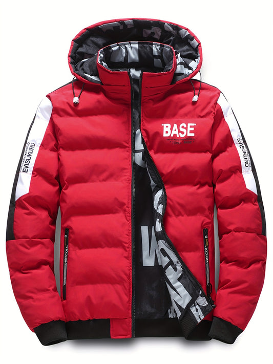 Chaqueta reversible con capucha y forro polar: color liso, informal, con cremallera para hombre y mujer, ideal para exteriores en invierno, talla grande.