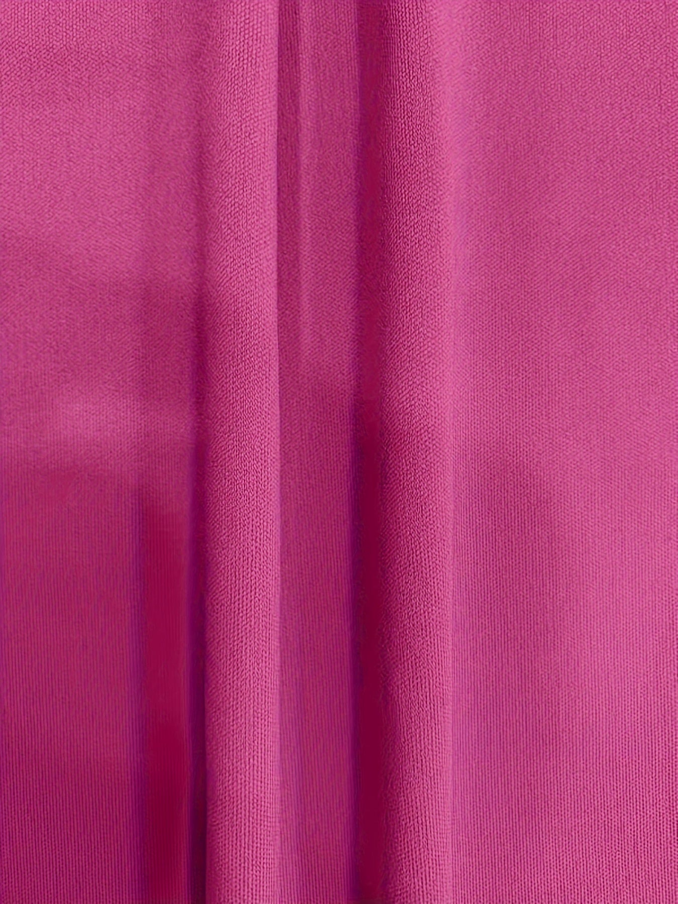 Conjunto de dos piezas de túnica y pantalón de cuello redondo de manga larga lisa para mujer de talla grande.