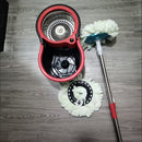 Rotating household mop bucket set with bucket and mop, eight-shaped plastic rotating bucket, no hand washing, automatic drying