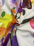 Floral Print V Neck Dress, Casual Split Hem A-line Dress For Spring & Summer, Women's Clothing