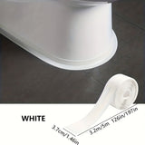 1pc Kitchen And Bathroom Decoration Edge Waterproof Stickers, Seat Potty Sink Vegetable Wash Basin Mat, Anti-mildew Beauty Seam Stickers, Sanitary Beauty Seam Stickers Strips