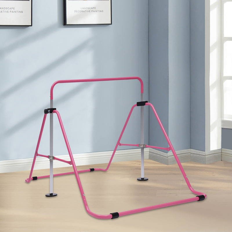 Adjustable Height Outdoor Fitness Training Equipment for Gymnastics, Featuring a Horizontal Bar, Without Battery