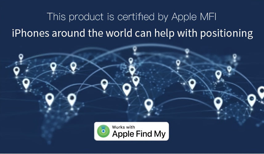 Minirastreador GPS versátil: localizador personal en tiempo real para mascotas, carteras y llaves | Batería con 1 año de duración | Compatible con Find My Key de Apple | Ideal para perros, gatos y más | Incluye batería de botón no recargable