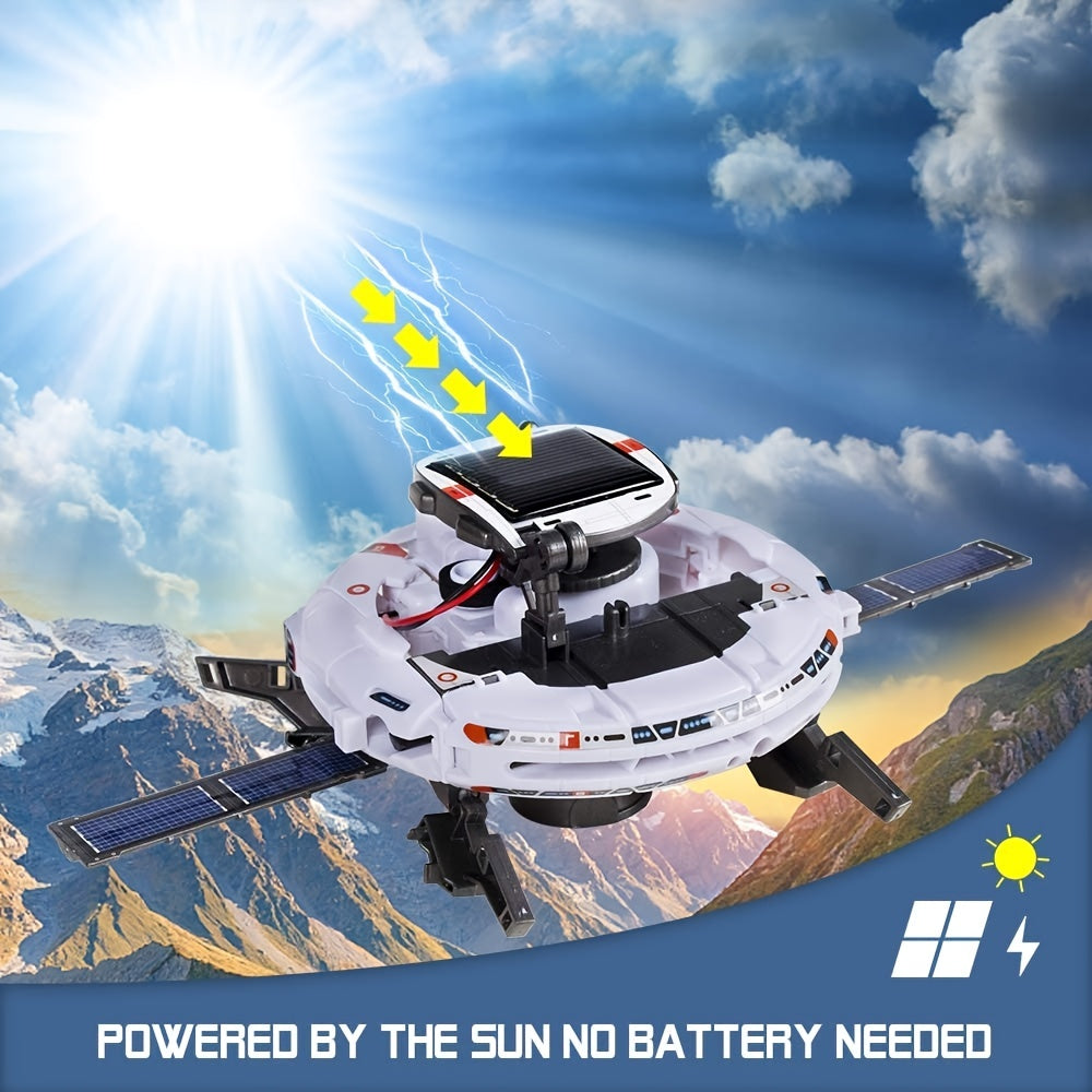 Kit de robot solar STEM 6 en 1, juguetes, regalos para niños de 8, 9, 10, 11, 12 y 13 años, juego de experimentos científicos de construcción educativa para cumpleaños, Halloween, Navidad y Acción de Gracias.