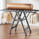 2-Tier Foldable Clothes Drying Rack with Adjustable Height Wings - Portable, Rust-Resistant Metal Laundry Dryer for Indoor/Outdoor Use, Ideal for Clothing & Towels, Drying Racks