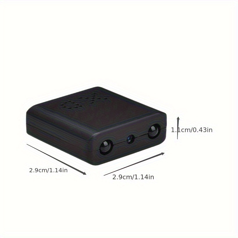 1pc Mini Camera, Full HD Mini Camera, Security Protection Night Vision Cam, Motion Detection Security Camcorders, Built-in Battery Camera, Micro Camcorder, SD Card Loop Recording