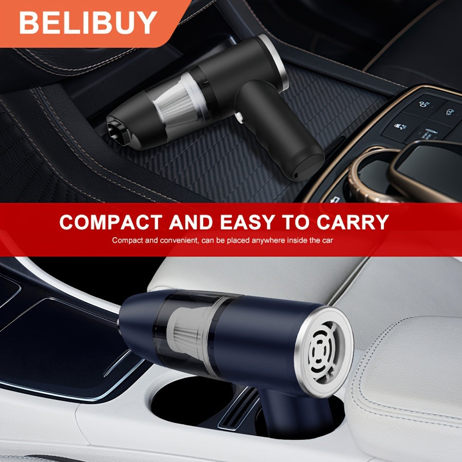 Handheld Cordless Vacuum Cleaner Car Vacuum Portable Wireless, 4-in-1 Vacuum/Blow/Charge/Pump, Vacuum Compressed Air Dust Removal, Wind Dry Hair Dryer Electric Dust Remover, Simple Operation, Cleaning Without Residue