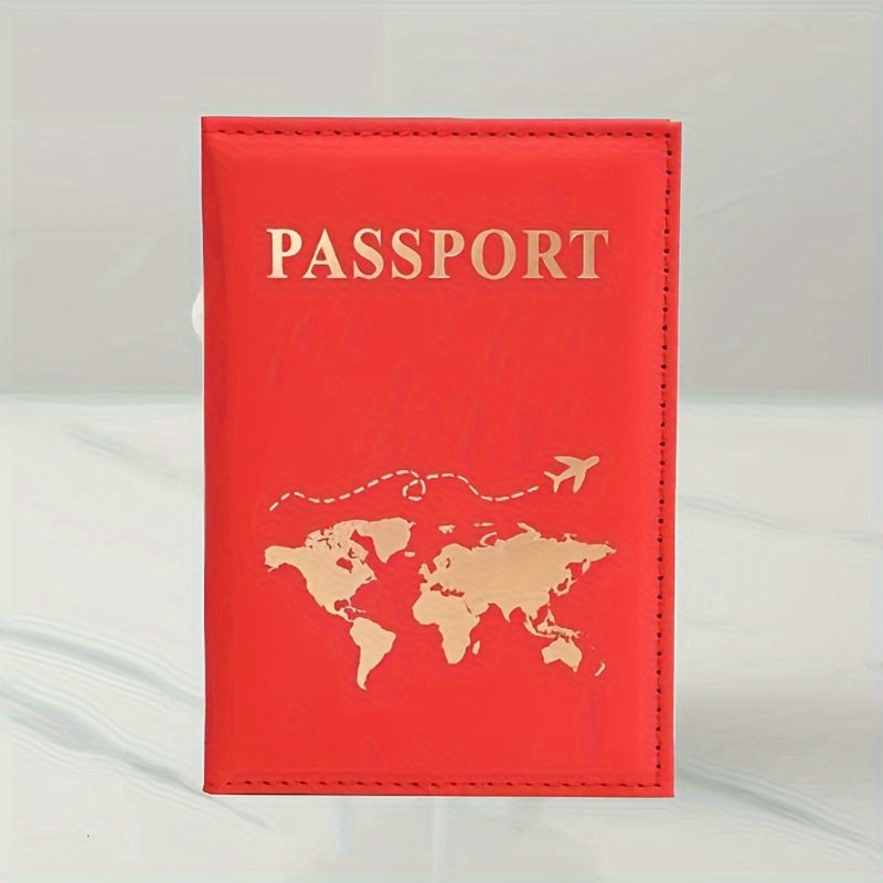 1pc Passport Cover And Travel Wallet Secure Organizer For Documents And Cards