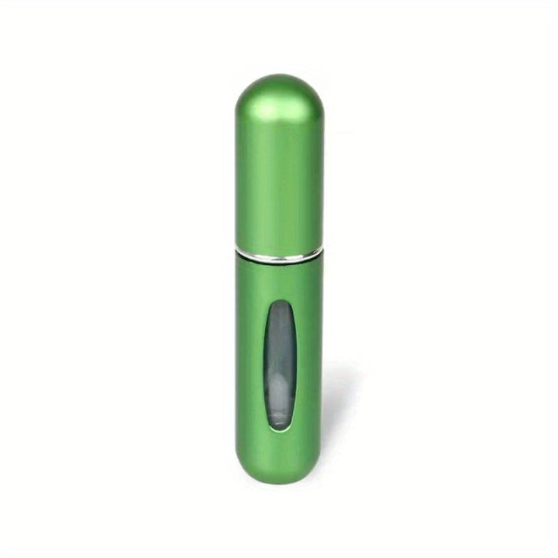 Botella de perfume compacta y recargable con atomizador: perfecta para viajar.