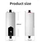 Instant Water Heater 220V 3000W-5500W Portable Electric Heaters for Bathroom Hot Water Shower and Home Kitchen Heating
