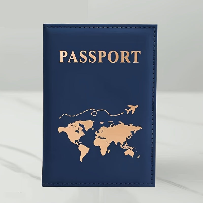 1pc Passport Cover And Travel Wallet Secure Organizer For Documents And Cards
