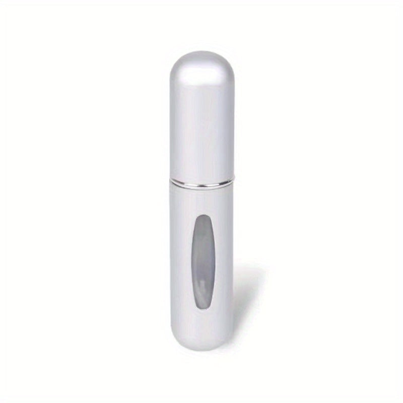 Botella de perfume compacta y recargable con atomizador: perfecta para viajar.