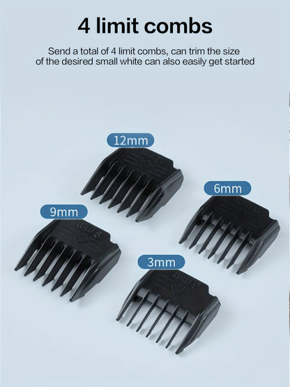 Professional Pet Electric Clipper Kit For Dogs, Specialized Hair Clipper Head For Leaving Hair, Professional Grooming Tool For Pet Shops, Suitable For Teddy And Cats