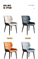 UVR Light Luxury Exquisite Dining Chair Nordic Modern Simple High-grade Cushion Thickened Comfortable Backrest Chair Household
