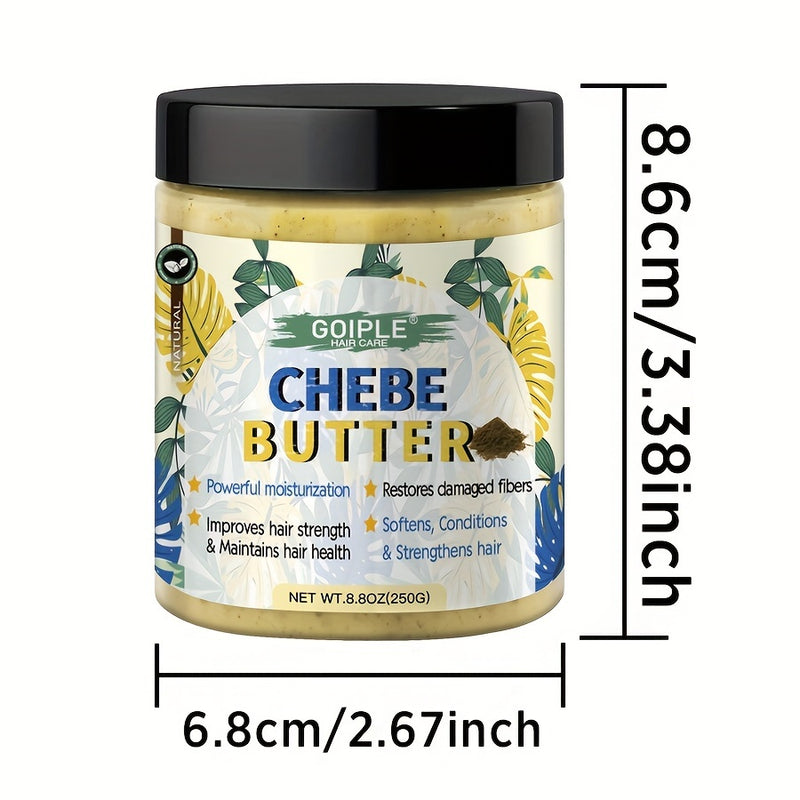[Opción popular] Manteca capilar de chebe africano Goiple - 250 g | Hidratación y suavidad duraderas, extracto natural de chebe en polvo para una textura mejorada y un cuero cabelludo saludable, Goiple