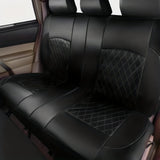 Universal Fit PU Leather Car Seat Covers Set - All-Season Luxury Synthetic Leather Auto Seat Cushions with Airbag Compatibility - Easy-Clean Hand Wash or Dry Clean - Sponge Filled, Diamond Stitched Design, Suitable for Most V