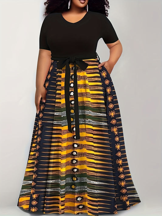 Plus Size, Women's Fashion Plus-Size Dress