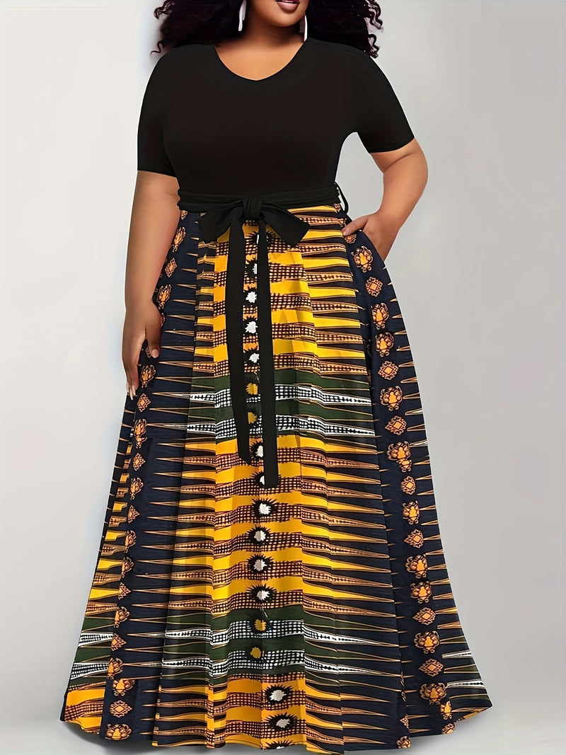 Plus Size, Women's Fashion Plus-Size Dress