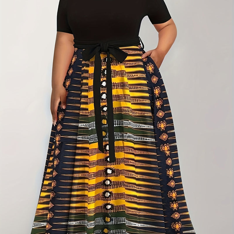 Plus Size, Women's Fashion Plus-Size Dress