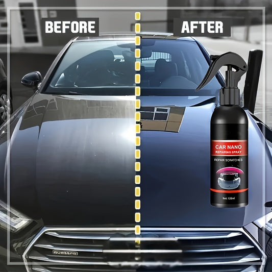 Recubrimiento nanocerámico en aerosol: máxima protección para la pintura del automóvil y recubrimiento hidrofóbico para vidrio que repele el agua.