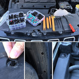 680pcs Car Bumper Clip Set, 725pcs Automotive Tool Kit, PP Material, Car Accessories, Fender Clips, Push Fastener, Rivet Clips, Car Repair Tools, for Vehicle Assembly, Durable Car Exterior Accessories