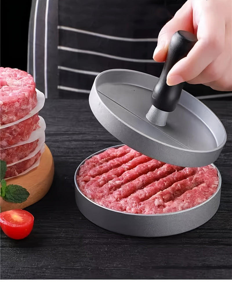 1pc, Manual Non-stick Hamburger Meat Press For Home Kitchen, Breakfast Pancake Maker With Hamburger Meat Patty Mold, Kitchen Utensils, Kitchen Supplies, Kitchen Accessories, Kitchen Stuffs