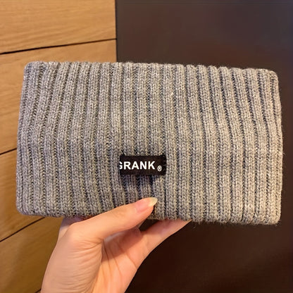 4-Pack Women'S Knitted Thick Winter Headbands - Fashionable Simple Sweet Style, Soft Comfortable Loose Hair Bands, Suitable for Daily Wear, Solid Color, Knit Material, Clothing Accessories, Ladies Fashion