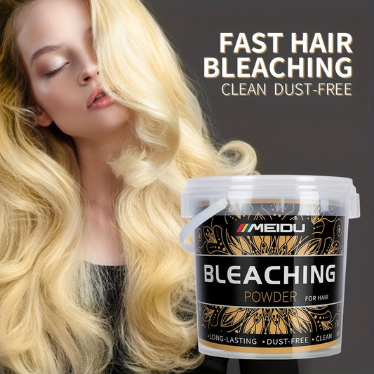 MEIDU Hair Bleach Powder 500g - Unisex-Adult Hair Dye Remover, Glycerin-Rich Formula, Quick & Even Color Removal, Suitable for Normal Hair Types, Hairdressing Essentials