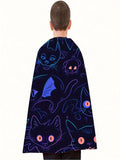 Kids' Halloween Superhero Cape - Storytelling Cloak for Boys &amp; Girls, Perfect for Parties &amp; Dress-Up, Polyester, Hand Washable (3-6 Years)