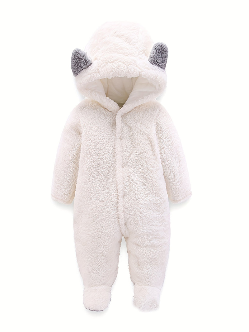 Abrigos de invierno unisex para bebés, mono con capucha para recién nacidos, monos de nieve, aptos para uso en interiores y exteriores.