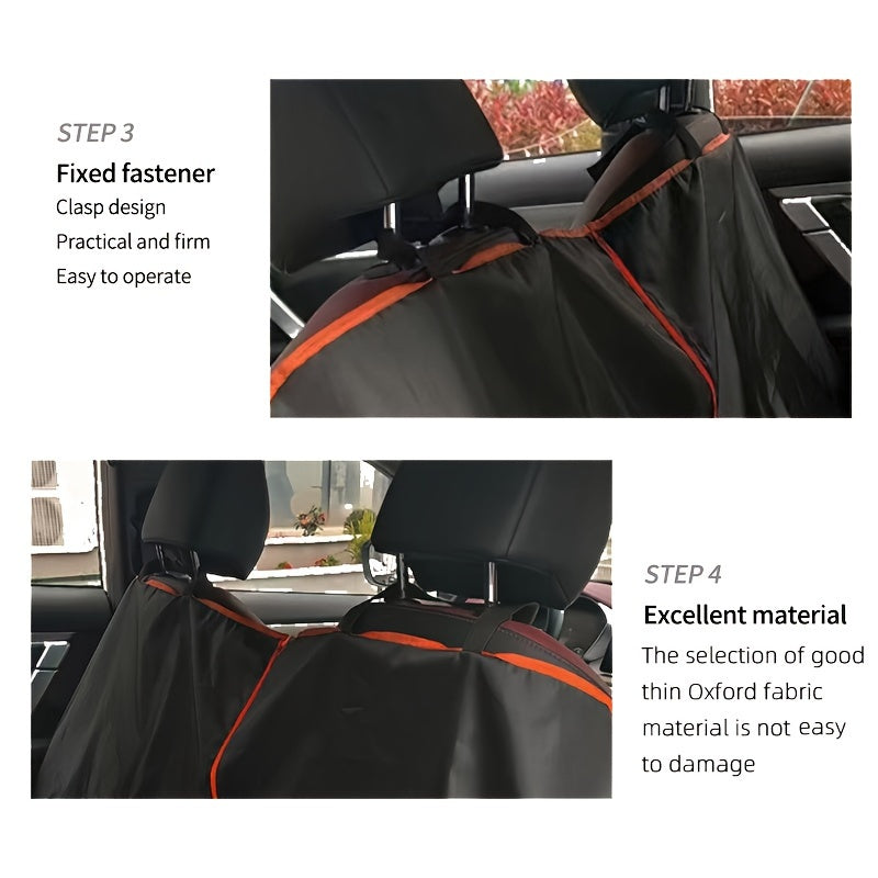 New Car Pet Mat Anti-fouling Foldable Car Pet Mat Rear Car Seat Cushion