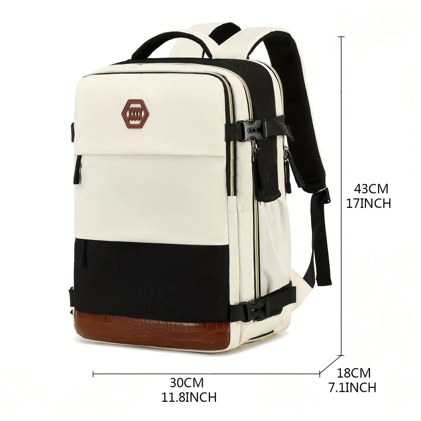Mochila de viaje con compartimento para zapatos, mochila de gran capacidad para ordenador de negocios, mochila deportiva para viajes al aire libre