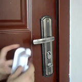 1pc Safety Door Opening Protection Lock Handle Safety Lock Anti-Theft- No Tools Required!