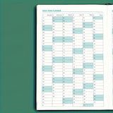 Cuaderno planificador diario QS 2025: organizador de gestión del tiempo de 365 días con resúmenes semanales y mensuales, y recordatorios de autodisciplina para una planificación de vida eficiente.