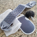 3pcs Back Scrubber Set, Exfoliating Bath Towel, Loofah Sponge, Bath Glove, Durable Body Scrubbers for Shower, Spa Massage