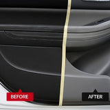 Multi-Purpose Car Restoration Kit: Plastic Parts Renewal, Interior Shine Wax, Tire Protector, Black Vehicle Yellowing Repair & Nano Crystal Coating