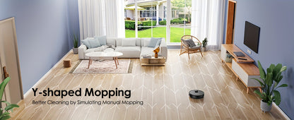 Robot Vacuum And Mop Combo 5000Pa, Lubluelu L15 Robot Vacuum, Auto-Charging, 5 Maps, 30 No-go Zones, WiFi/App, 3in 1 Robot Vacuum Cleaner for Pet Hair Carpet Hard Floor
