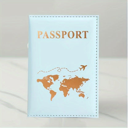 1pc Passport Cover And Travel Wallet Secure Organizer For Documents And Cards