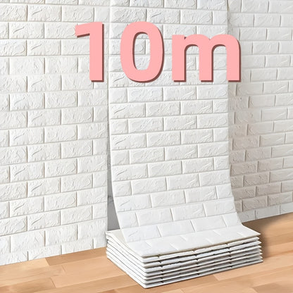 Modern 3D Peel-and-Stick Wall Decals - Easy Clean, Self-Adhesive Foam Wallpaper for Kitchen, Living Room, Bathroom, Hallway - European Home Decor, DIY Renovation, Easy Cut and Stick, Bedroom and Living Room Decor, 3D, Foam Wa