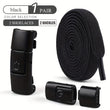 1 Pair Free-Tie Shoelaces Set, 2pcs Elastic Shoelaces & 2pcs Shoelace Buckles For Sneakers Canvas Shoes